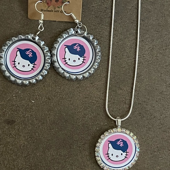 La dodgers jewlery set - Picture 1 of 1